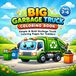 Big Garbage Truck Coloring Book for Kids Ages 3–6