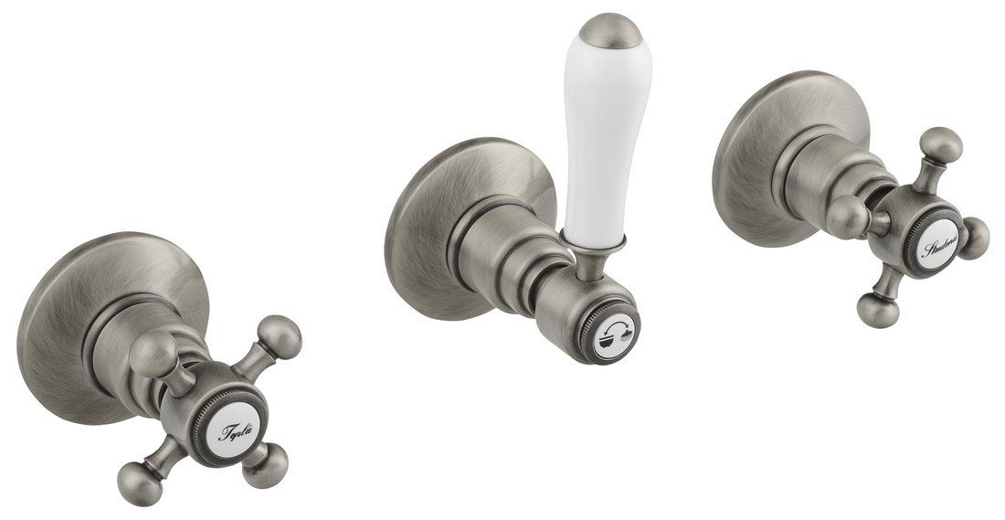 Reitano Rubinetteria ANTEA Inbouw douchemengkraan - Geborsteld nikkel