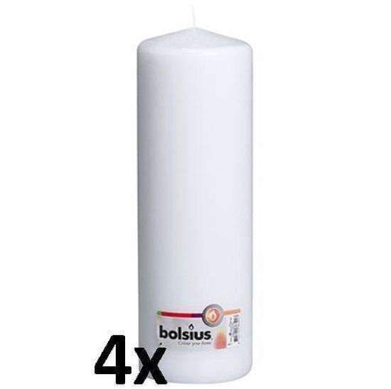Bolsius Stompkaars 300/100 Wit (per 4 stuks)