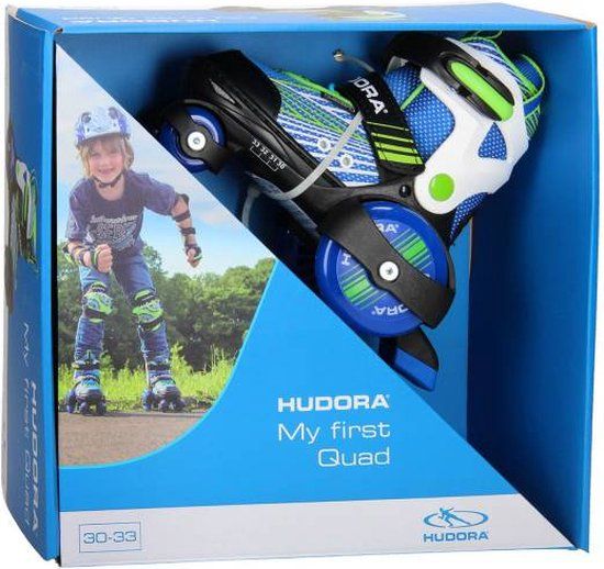 HUDORA Mijn Eerste Rolschaatsen - Maat 30-33 - Blauw