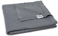 Jollein Jollein baby wiegdeken Pointelle 75x100cm Storm Grey