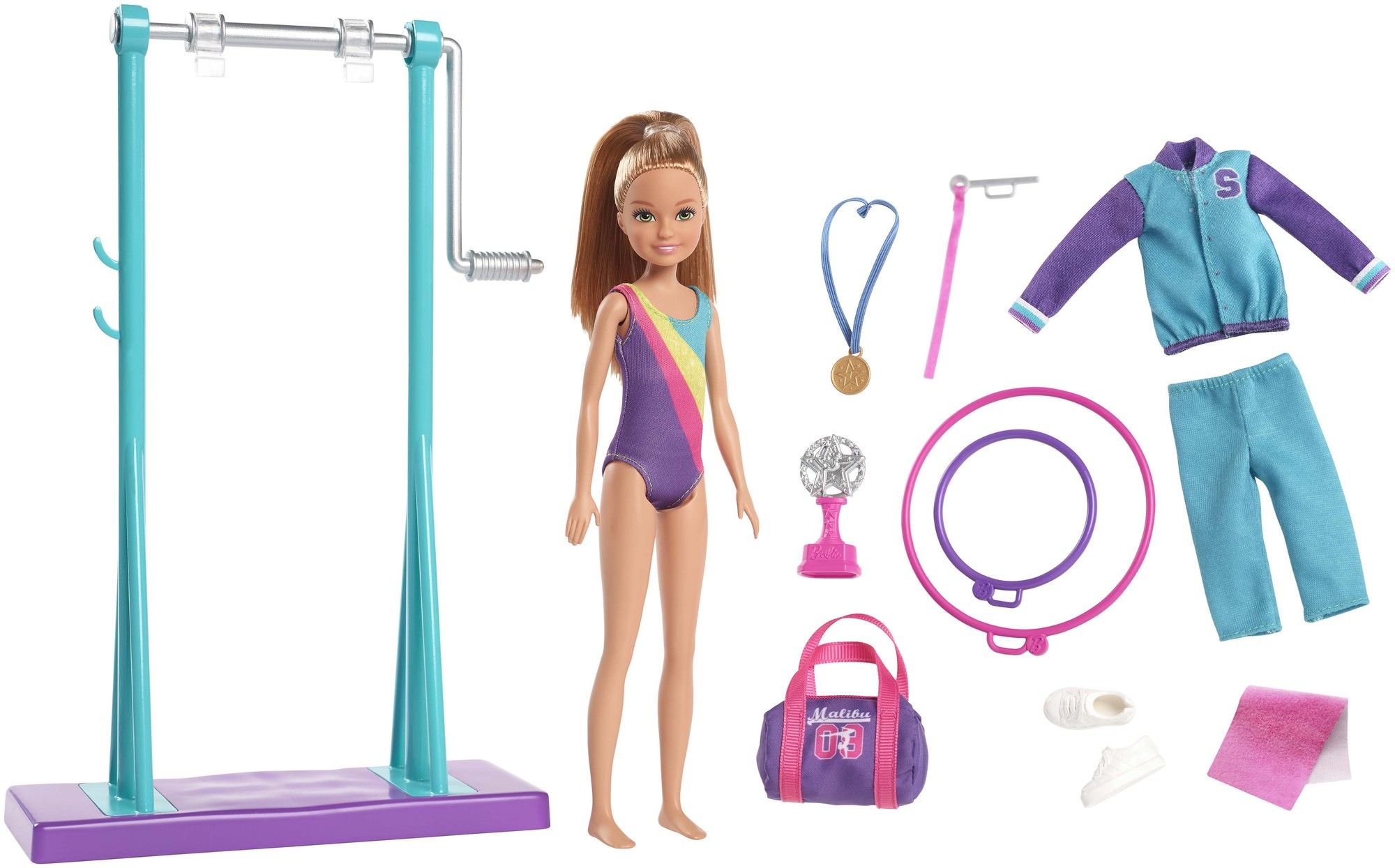 Barbie Stacie Turnen - GBK59 - Pop - Meisjes