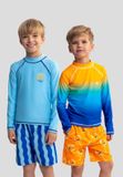 Minoti UV-shirt kind lange mouw 2-pack - jongens surfshirt