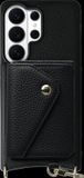 AVY Leren Hoesje Geschikt voor Samsung Galaxy S26 Ultra | Met Magnetische Kaarthouder | Compatibel met MagSafe | Leather Case met Wallet | Zwart