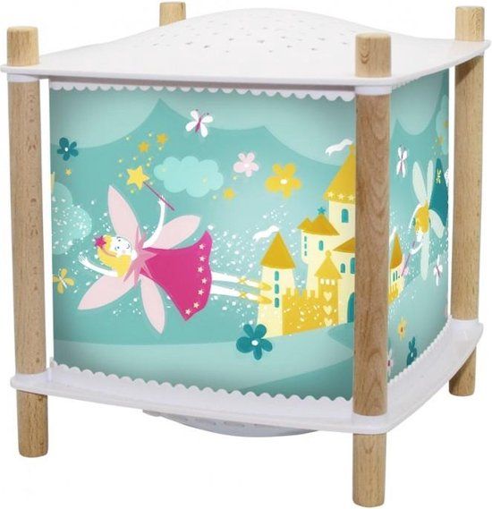 Trousselier Nachtlampje - Projector Baby - Muziek en sterrenhemel - ReVOLUTION 2.0 Lantaarn - Princess - Bluetooth, Musical, Cry Detection & USB