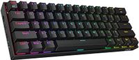 Redragon K530 Pro Draconic 60% Bluetooth/bedraad, 2,4 GHz draadloos mechanisch toetsenbord, 61 toetsen, hot-swappable RGB gaming-toetsenbord met lineaire rode schakelaar, voor Windows/Mac/Android
