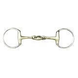 HKM Argentan Dubbel gebroken bit 16 mm 65 mm/135 mm