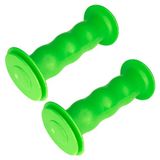 cyclingcolors Fietshandgrepen 85 mm stuur 19 mm MTB Vintage kinderen antislip fiets groen