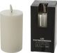 Firenze Home LED kaars - creme wit - D7,5 x H12,5 cm - met timer