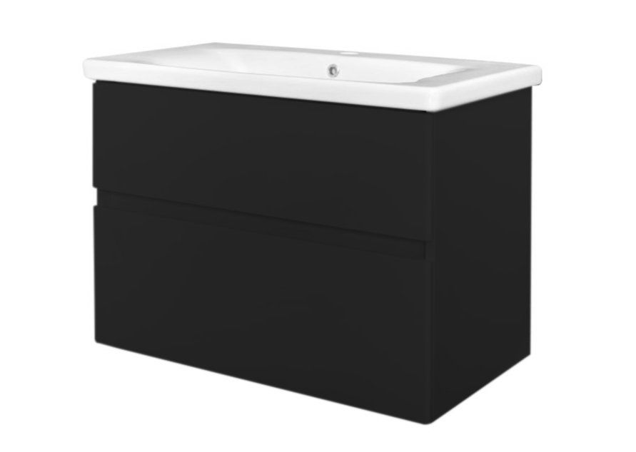 Best Design Badkamermeubel 65 cm Mat Zwart - Quick Greeploos