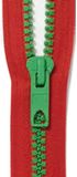 Prym Ritssluiting Kunststof 6mm grof Deelbaar Rood #722 60 cm