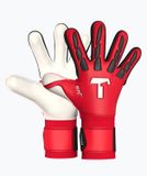 T1TAN Beast 4.0 Demon Red Junior Keepershandschoenen kinderen - met vingerbescherming - Maat 5