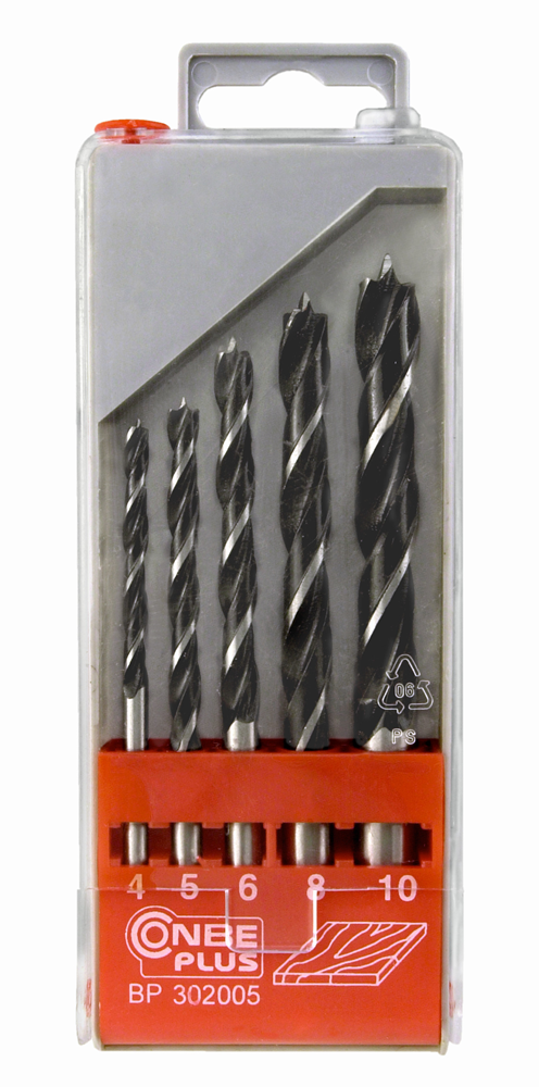 CON:P Set Houtboren 4-10Mm 5Dlg - BP302005