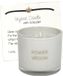 MY FLAME - Power Vrouw - Amber's Secret - Bougie en cire de soja avec bracelet porte-bonheur - Gris clair