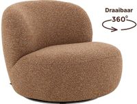Goossens Fauteuil Avi - Stof - Rood