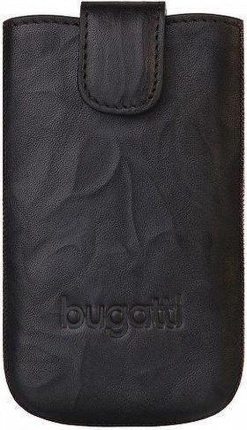 Bugatti SlimCase Unique Size ML (iPhn 5) Zwart Leer