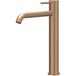 IVY Concord Wastafelkraan - Verhoogd Model L - Geborsteld RVS 316 Mat Koper PVD