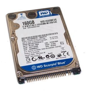 Western Digital Scorpio Blue 160GB 2.5 inch Internal Hard Drive