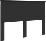 vidaXL Hoofdbord Zwart Eikenhout 100 cm
