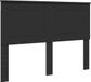 vidaXL Hoofdbord Zwart Eikenhout 100 cm
