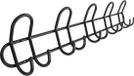 HOME It® Kapstok met 5 haken, Zwart, 68,5x6,5x13 cm