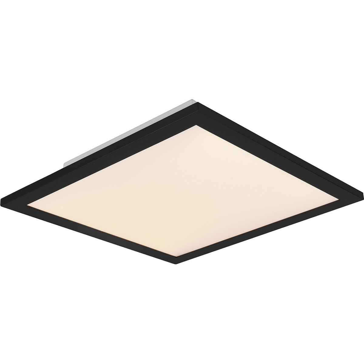 BES LED LED Plafondlamp - Plafondverlichting - Trion Alina - 13.5W - Warm Wit 3000K - Dimbaar - Mat Zwart - Aluminium - 30cm