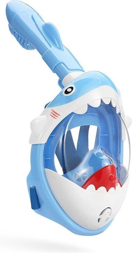 Sea Turtle Amilco Benelux B.V. Atlantis Shark Snorkelmasker - Full Face Masker - Kinderen - Blauw