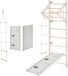 MAMOI® Indoor klimwand kinderen | Turnwand indoor turnwand gemaakt van yarnwood hout (L/XL/XXL) | Klimrek kinderen hout sport indoor | Zweedse ladder modern design | 100% ECO | Made in EU