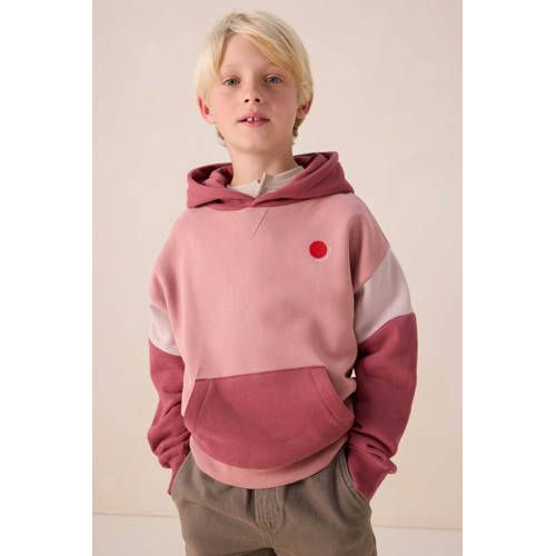 Sissy-Boy Roze colourblock hoodie