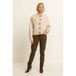 Expresso Donkerbruin Slim Fit Jeans