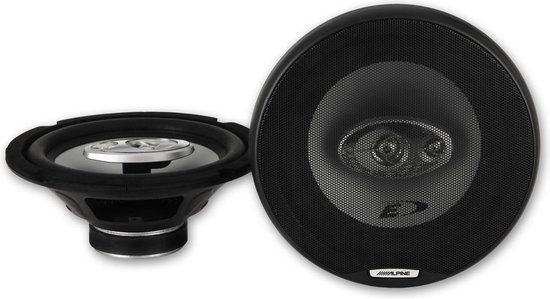 Alpine SXE-2035S - 20cm 3-weg Coaxiale Autospeaker Set - 45W - Zwart