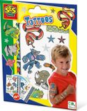 SES Creative SES - Tattoos voor kinderen - Dieren strijders - metallic effect