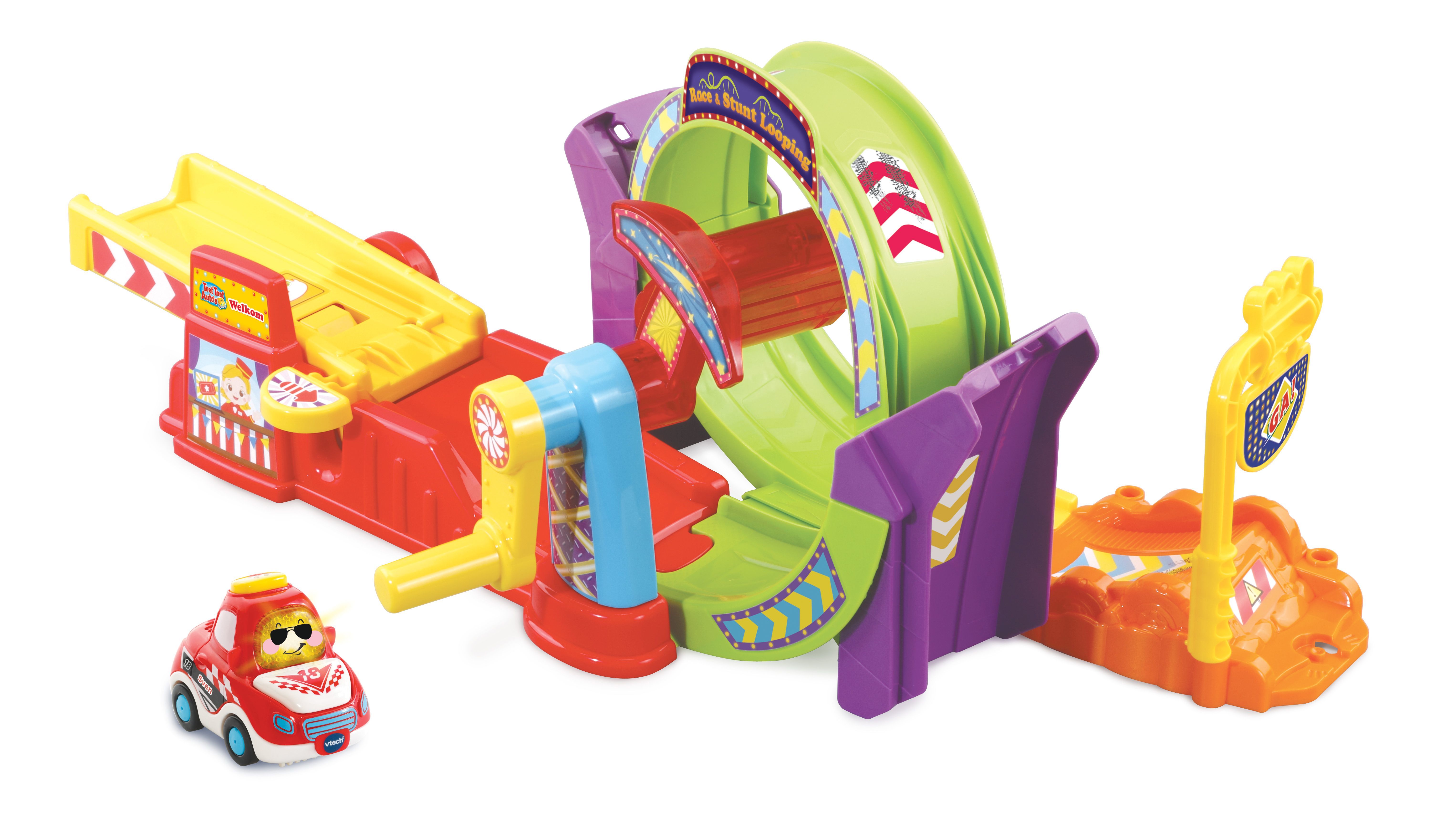 VTech Toet Toet Auto's Race & Stunt Looping - Multicolour - 1-5 Years