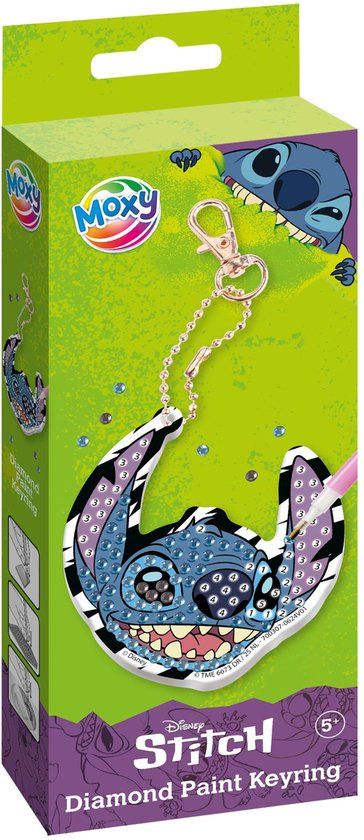 Top1Toys Bambolino Toys Stitch diamond painting sleutelhanger Disney accessoire.