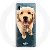 Maniacase Hoesje voor Samsung Galaxy A10 Golden retriever Puppy