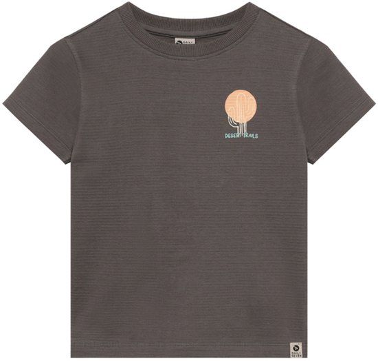 Daily7 T-shirt Structure Print Thunderstorm Maat 116