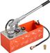 VEVOR Hydraulische Druktestpomp 7,57 L 0-60 Bar Dubbele Klep, Handdrukpomp met Manometer en Tank, voor Pijpleidingen, Waterleidingen, Verwarmingssystemen, Druk- en Lektesten