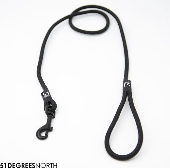 51 Degrees North - Wanderful - Leash - Nylon - Rope - Black - 120cmx8mm