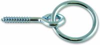 DX Geko Aanlegring met houtdraad - vastzetring 6x60 mm - muurring - oogbout houtdraad