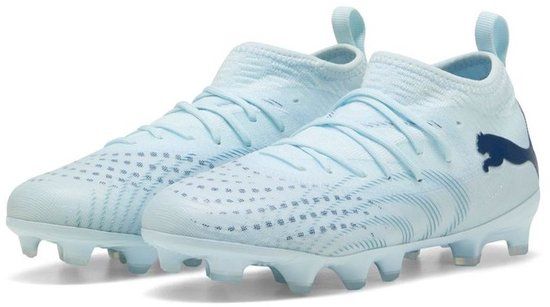 Puma Future 9 Match FG/AG JR Kinderen Voetbalschoenen Icy Blue-Blue Jewel