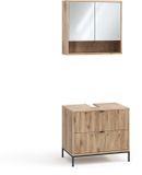 Vicco Meuble de salle de bain Eliza, Viking Eik, 2 pièces