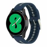 By Qubix - Dot Pattern siliconen bandje - Donkerblauw - geschikt voor Huawei Watch GT 6 / GT 7 / GT 6 pro / GT 7 pro - 46mm