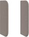 VidaXL Hoofdbord oor taupe 40,5 x 40,5 x 4 cm stof