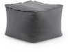 Lumaland Modulaire zitzak kruk - Corduroy serie | Indoor zitzak met zachte structuur, ideale bankmodules & voor poef | Bean Bag met vulling - voor woonkamer & Co. - 54x54x40 cm