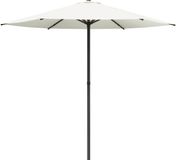 vidaXL Tuinparasol rechthoekig 2,3 x 2,3 m polyester crèmekleurig