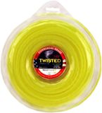 MAXPOWER 338815 Co-Polymeer trimmerdraad 2.7mm 50m vierkant gedraaid, neongeel