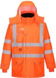 Portwest Hi-Vis Ademend 7-in-1 Verkeersjack RT27 - Oranje - 5XL