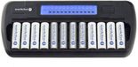 everActive NC-1200 BL054 12 Piles Chargeur professionnel
