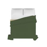 Elegante Elegant zomer edrojoon donkergroen/crème, dubbel