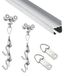 Kit de suspension pour tableaux avec plusieurs tailles de cordon